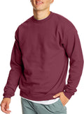 Hanes Men's Sweatshirt, EcoSmart Fleece Crewneck Sweatshirt, Big & Tall Available, 1 or 2-Pack