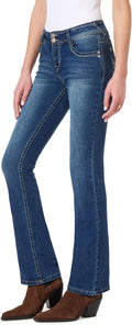WallFlower Luscious Curvy Bootcut Jeans for Women, Sizes 0-24