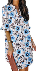 QACOHU women's casual floral summer dress