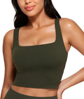 CRZ YOGA Butterluxe Square Neck Crop Tank Top