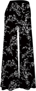 Arolina Palazzo Pants for Women Wide Leg Flowy Pants Casual Comfy High Waist Summer Pants