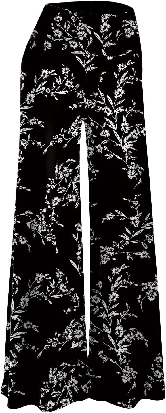 Arolina Palazzo Pants for Women Wide Leg Flowy Pants Casual Comfy High Waist Summer Pants
