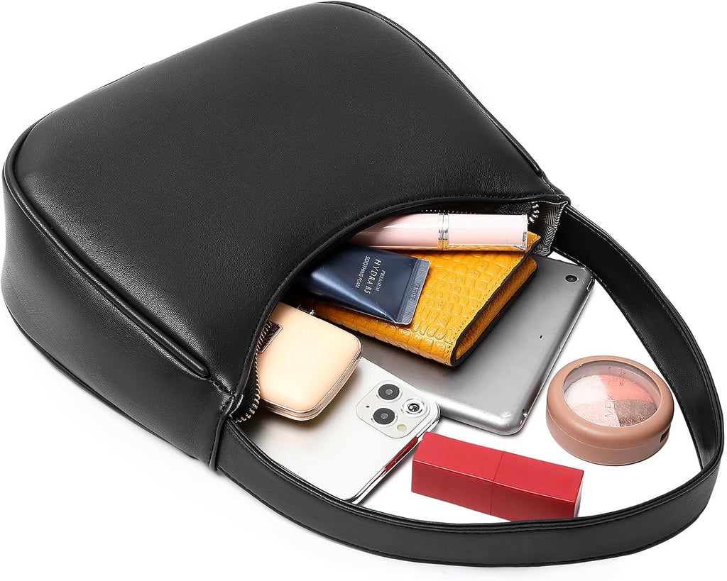 CYHTWSDJ Shoulder Bags for Women, Cute Hobo Tote Handbag Mini Clutch Purse with Zipper Closure