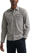 Wrangler Men's Iconic Regular Fit Snap Shirt