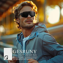 Load image into Gallery viewer, Polarized Sport Sunglasses for Men and Women, Lightweight TR90 Sun Glasses with UV Protection for Cycling Running