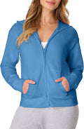 Hanes Women's EcoSmart Fleece Sweatshirt for Women, Soft Midweight - Full-Zip Hoodie, Sweatshirt, or 1/4 Zip