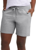 Hanes Women's Jersey Pocket Shorts, Drawstring Cotton Jersey Shorts, 7" Inseam