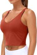 THE GYM PEOPLE Women’s Longline Sports Bra Wirefree Padded Medium Support Yoga Bras Gym Running Workout Tank Tops
