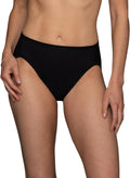Vanity Fair Women's Illumination Hi Cut Panties, Silky Stretch & Satin Trim