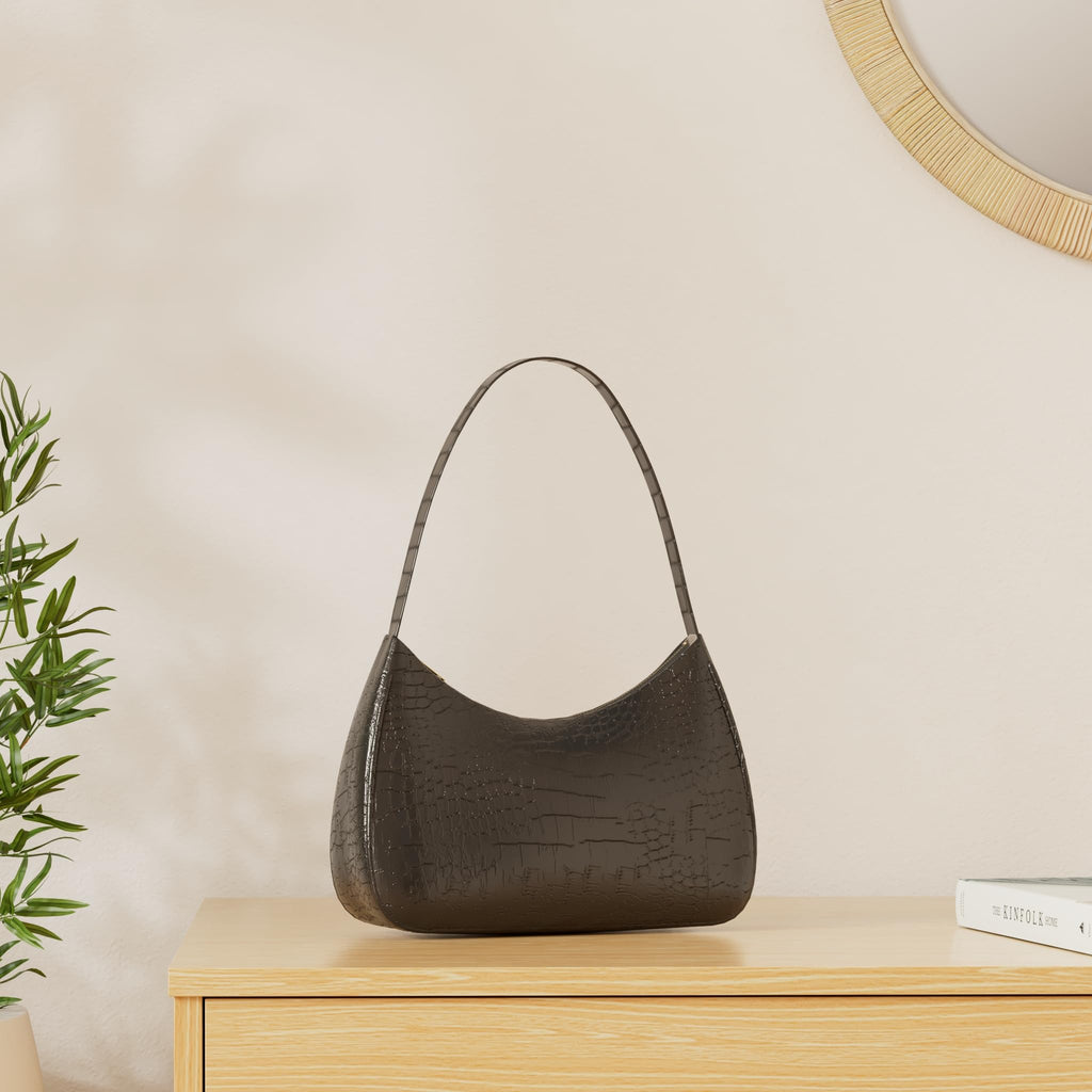 CYHTWSDJ Shoulder Bags for Women, Cute Hobo Tote Handbag Mini Clutch Purse with Zipper Closure