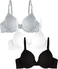 Fruit of the Loom Women’s Cotton T-Shirt Bra, Underwire, Multipack