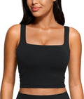 CRZ YOGA Butterluxe Square Neck Crop Tank Top