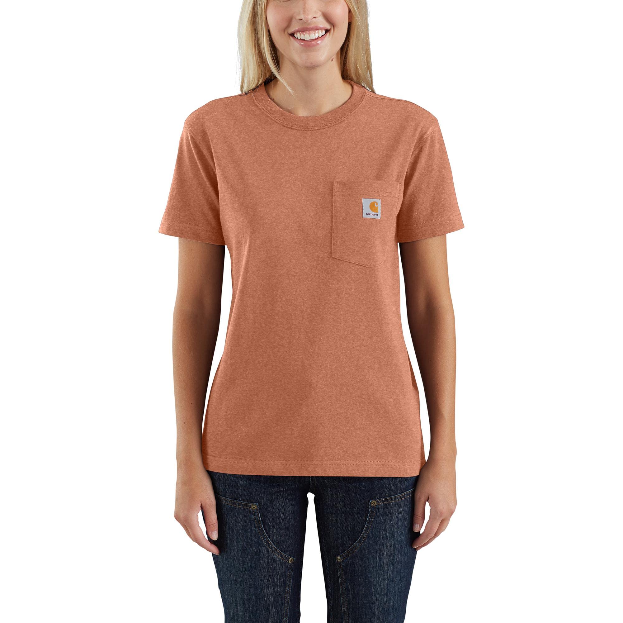 Carhartt Women's Loose Fit Heavyweight Short-Sleeve Pocket T-Shirt Closeout