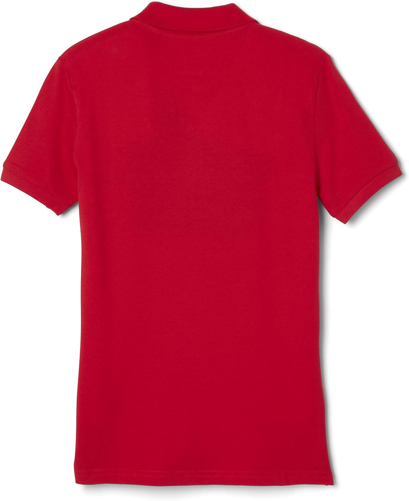 French Toast Women's Cotton Blend Stretch Pique Short Sleeve Polo Shirt