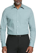 Van Heusen Mens Dress Shirt Regular Fit Poplin Solid