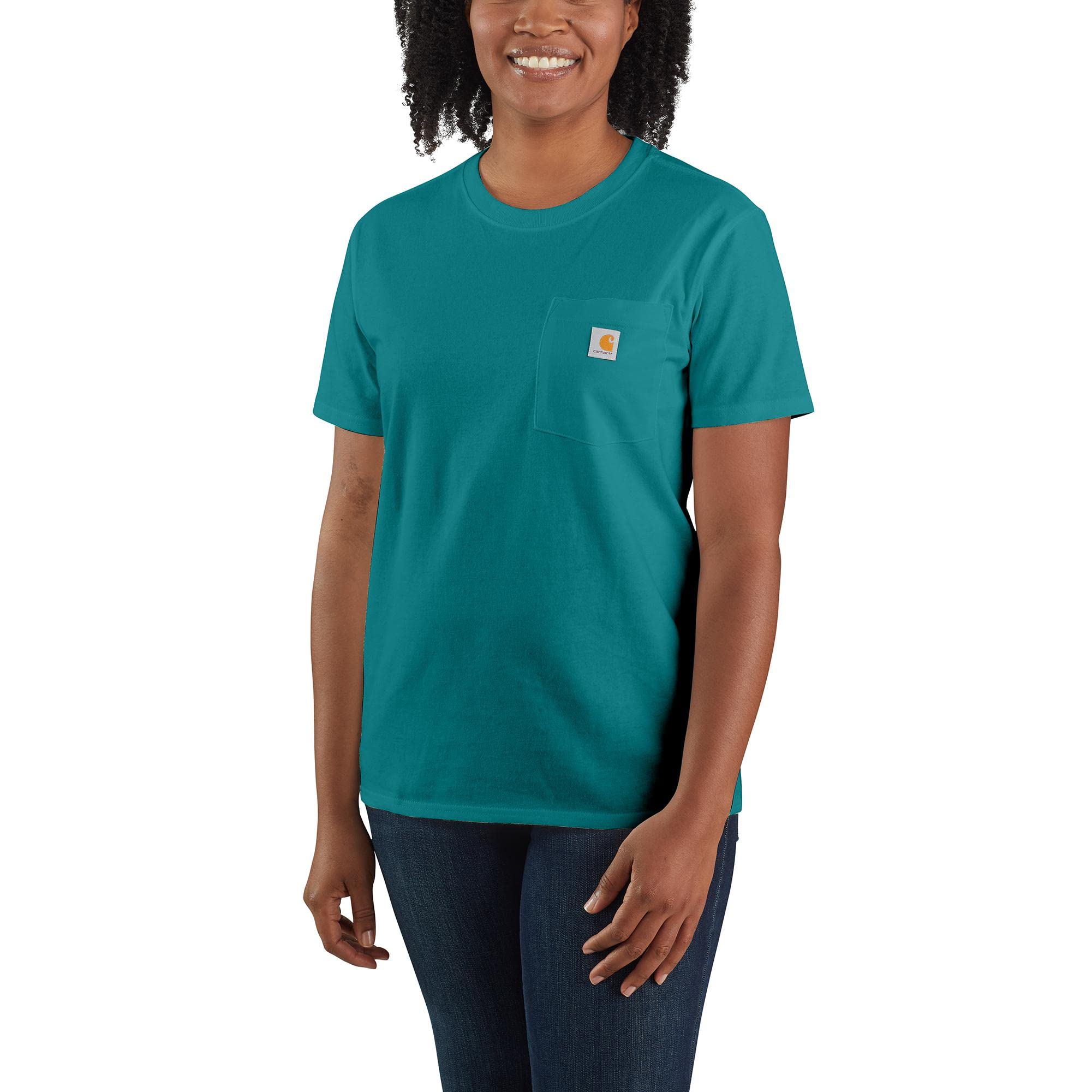 Carhartt Women's Loose Fit Heavyweight Short-Sleeve Pocket T-Shirt Closeout
