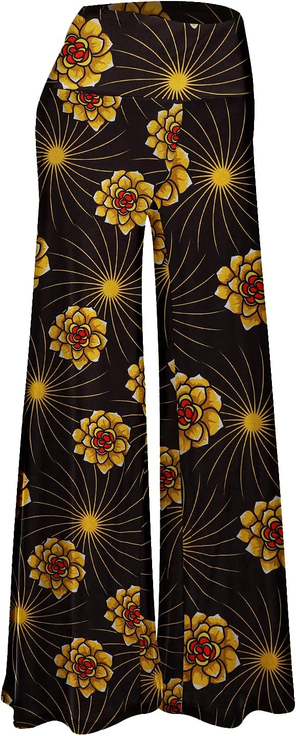 Arolina Palazzo Pants for Women Wide Leg Flowy Pants Casual Comfy High Waist Summer Pants