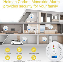 Load image into Gallery viewer, Portable Carbon Monoxide Detector – Battery-Operated CO Alarm