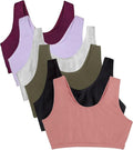 Fruit of the Loom Women's Wireless Cotton Sports Bra, Multipack