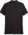 French Toast Women's Juniors' Short Sleeve Stretch Pique Polo Shirt