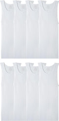 Fruit of the Loom Men's Sleeveless Tag Free Moisture Wicking Tank A-Shirt