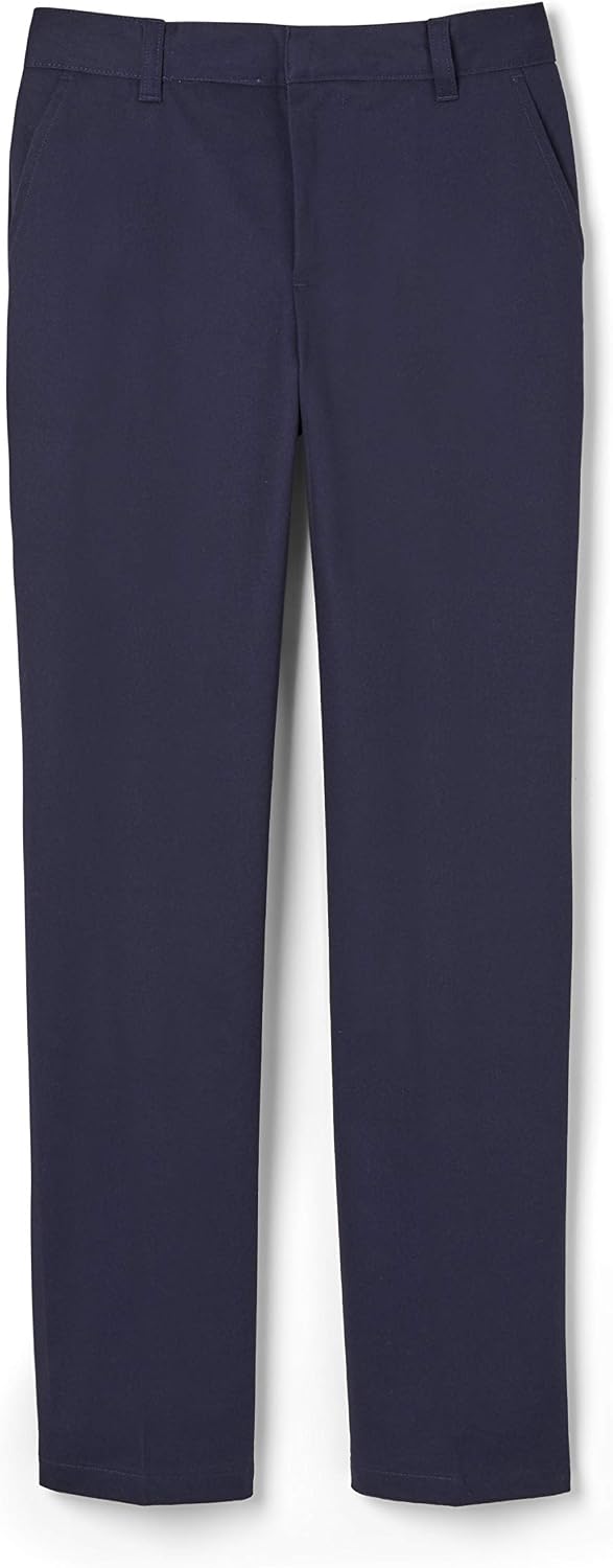 French Toast Boys' Adjustable Waist Relaxed Fit Twill Pant