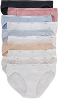Hanes Women's Underwear Pack, 10-Pack, Full-Coverage Cotton Blend Panties, Moisture-Wicking Underwear for Women