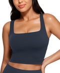 CRZ YOGA Butterluxe Square Neck Crop Tank Top