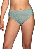 Vanity Fair Women's Illumination Hi Cut Panties, Silky Stretch & Satin Trim