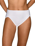 Vanity Fair Women's Illumination Hi Cut Panties, Silky Stretch & Satin Trim