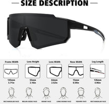 Load image into Gallery viewer, STORYCOAST Polarized Sports Sunglasses for Men Women,Driving Fishing Cycling Mountain Bike Sunglasses UV400 Protection