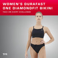 TYR Women's Diamondfit Bikini - Durafast One Two Piece Training Swimsuit