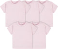 Gerber Baby & Toddler 5-Pack Solid Short Sleeve T-Shirts Jersey 160 GSM
