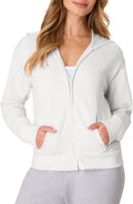 Hanes Women's EcoSmart Fleece Sweatshirt for Women, Soft Midweight - Full-Zip Hoodie, Sweatshirt, or 1/4 Zip