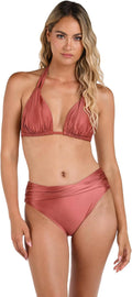 La Blanca Women's Halter Bikini Swimsuit Top
