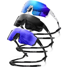 Load image into Gallery viewer, Polarized Sport Sunglasses for Men and Women, Lightweight TR90 Sun Glasses with UV Protection for Cycling Running