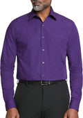 Van Heusen Mens Dress Shirt Regular Fit Poplin Solid