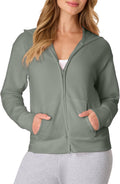 Hanes Women's EcoSmart Fleece Sweatshirt for Women, Soft Midweight - Full-Zip Hoodie, Sweatshirt, or 1/4 Zip