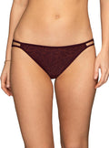 Vanity Fair Women's Illumination String Bikini Panties, Silky Stretch & Satin Trim