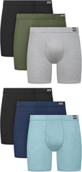 Hanes Men's Underwear Boxer Briefs Pack, Moisture-wicking Underwear for Men, Breathable, Cool & Breathable Cotton