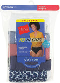Hanes Women's Underwear Pack, 10-Pack, Full-Coverage Cotton Blend Panties, Moisture-Wicking Underwear for Women