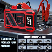 Load image into Gallery viewer, 3000A 21V Car Jump Starter &amp; 150PSI Tire Inflator 2-in-1 Portable Compressor