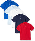 The Children's Place Boys' Short Sleeve Pique Polo, 3 Pack