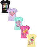 The Children's Place Girls' Short Sleeve Graphic T-shirts (5-Pack)