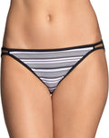 Vanity Fair Women's Illumination String Bikini Panties, Silky Stretch & Satin Trim