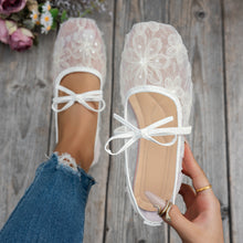 Load image into Gallery viewer, Women's Square-Toe Mesh Flats - Lightweight Slip-On Casual Shoes