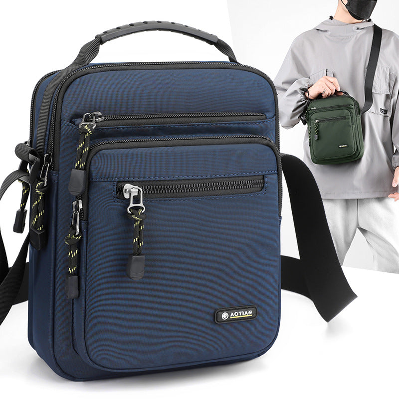 Men's Crossbody Shoulder Bag - Business Casual Tote - Oxford Cloth Messenger Bag