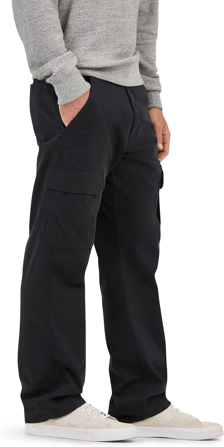 Wrangler men's relaxed fit stretch cargo pants