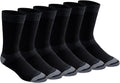 Dickies Men's Dri-tech Moisture Control Max Full Cushion Crew Socks, Available in M-xl (6, 12 Pairs)
