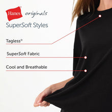 Load image into Gallery viewer, Hanes Women's Pajamas Set, Comfywear Pajamas for Women Set, Originals SupertSoft Loungewear, T-Shirt &amp; Sleep Shorts